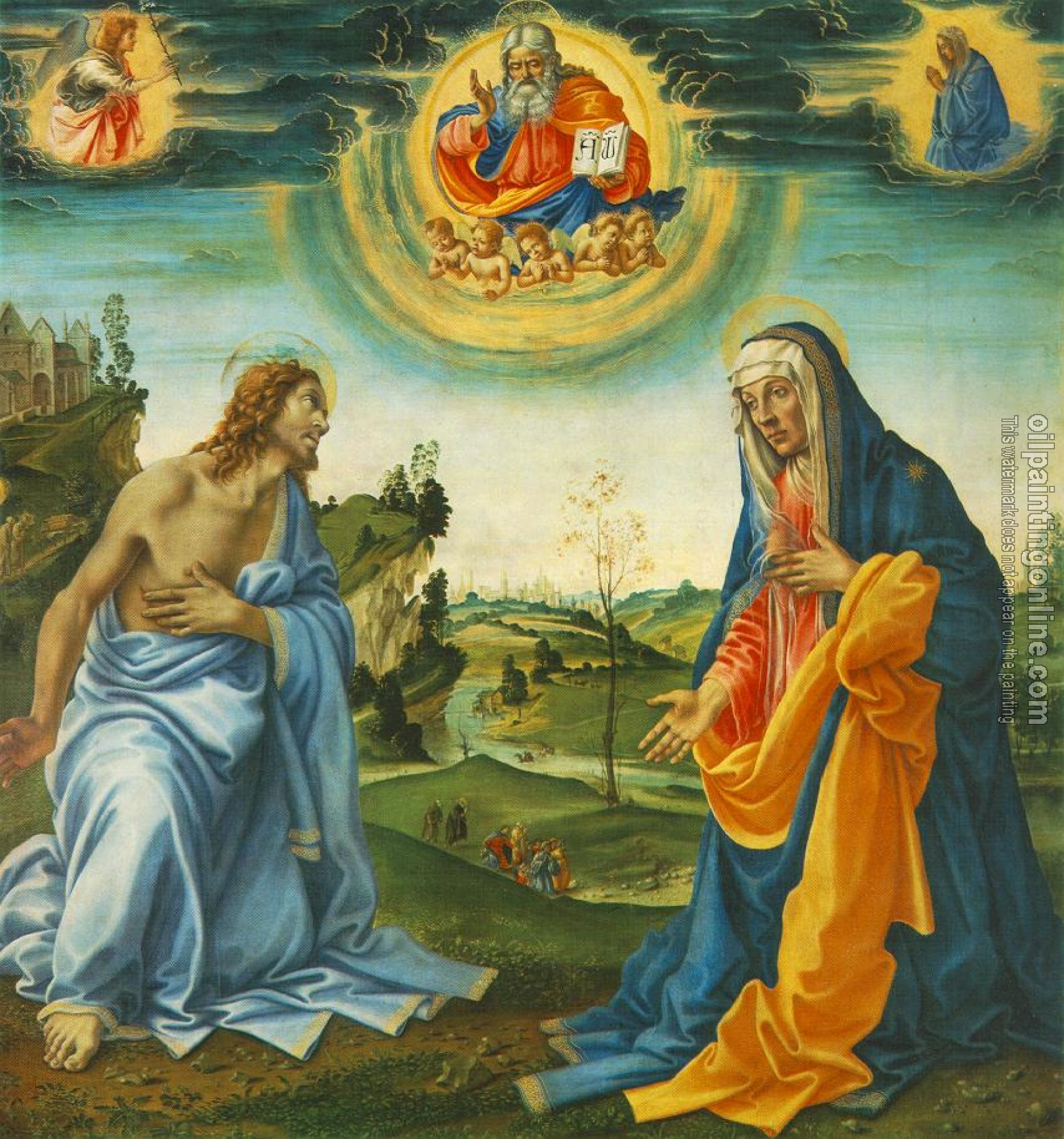 Lippi, Filippino - The Intervention of Christ and Mary